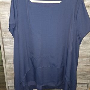 DG2 by Diane Gilman Navy Women's Blouse